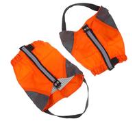 MAGICLULU Ghette da Corsa Impermeabili Corte Arancioni, Protezioni Traspiranti Anti-Sabbia per Scarpe da Trail Running e Trekking, Unisex, Resistenti e Leggere per Escursionismo all’Aperto