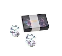 MAGICLULU Graffette a Forma di Gatto 8 Pezzi, Fermagli per Carta in Metallo Colorato, Clip per Appunti e Foto, Segnalibri Creativi per Ufficio e Scuola, Accessori Organizzativi Divertenti