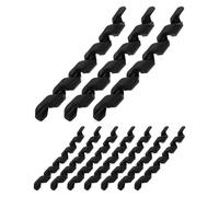 MAGICLULU Guaina a Spirale in Gomma Nera per Cavo Cambio Bici, Protezione Flessibile AntiGraffio per Cavi Deragliatore, Set da 10 Pezzi per Gestione Ordinata Cavi Freno Bici ad Uso
