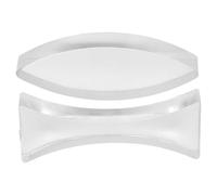 MAGICLULU Kit 2 Pezzi Lenti Ottiche Concava e Convessa in Acrilico da 6 Cm per Esperimenti Scientifici e Apprendimento dei Principi Ottici per Studenti