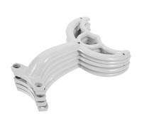 MAGICLULU Kit 5 Pezzi Staffe Metalliche Bianche per Ventilatori da Soffitto, Supporti Multifunzionali per Bracci Pale Ventilatore, Accessori per Riparazione e Sostituzione