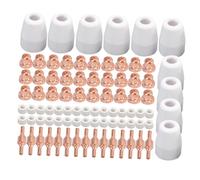 MAGICLULU Kit 85 Pezzi Consumabili per Taglierina al Plasma Punte e Ugelli Ricambi Accessori per Lavorazione al Plasma Professionale