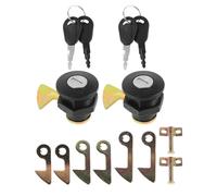 MAGICLULU Kit di 2 blocchi di sicurezza per - Kit di blocchi per baule posteriore per scooter per motociclette elettriche, accessori per baule portaoggetti, allarmi antifurto