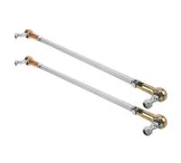 MAGICLULU Kit Sterzo ATV 2 Set Giunti Sferici M8 Barra dello Sterzo in Metallo 280 Mm per Go-Kart Quad e Moto da Cross Ricambio per Sospensione off-Road