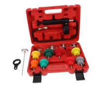 MAGICLULU Kit Tester Pressione Radiatore Auto Pompa per Test Accurato Perdite Impianto Raffreddamento, Materiale Metallo e Plastico, Compatibilità per Veicoli