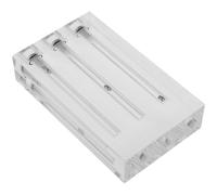 MAGICLULU Kit Tester Viscosità Olio Motore Acrilico 3 Fori Comparatore qualità Olio Trasmissione Manometro Meccanico Pressione Auto per Controllo e Manutenzione Veicoli