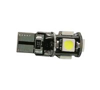 MAGICLULU Lampadine LED W5w T10 5050 5smd per Targa Auto 12v 10 Pezzi | Luce ad Alta Luminosità, Design, Plastica e Metallo, per Abitacolo e Officina