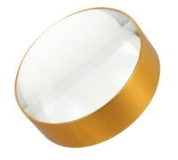 MAGICLULU Lente D’ingrandimento a Cupola in Vetro Ottico da 75 Mm 4X, Fermacarte Rotondo Trasparente per Lettura e Scrivania, Accessorio Decorativo Funzionale per Studio e Ufficio