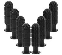 MAGICLULU Maniglie per Calcio Balilla 8 Pezzi, Impugnature Piccole in Pp Resistenti All’usura, Parti di Ricambio Ergonomiche per Biliardini da Tavolo, Accessori Pratici per Gioco