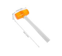 MAGICLULU Martello in Gomma Trasparente Antivibrazione Impugnatura Antiscivolo Leggero e Resistente per Installazione Pavimenti Falegnameria Riparazioni Piastrelle Uso DIY e Campeggio