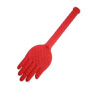 MAGICLULU Martello Sanitario in Plastica Rossa Design A Forma Di Palmo Facile Da Usare Per Alleviare La Stanchezza in Famiglia E Migliorare Il Immunitario.