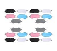 MAGICLULU Maschera Oscurante per Dormire Leggera Traspirante, Set da 20 Pezzi Multicolore Cinturino Elastico, per Pisolini, Viaggi e Uso Domestico