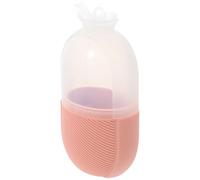 MAGICLULU Massaggiatore per Viso Impacco Freddo Arancione Riutilizzabile, Stampo per Cubetti di Ghiaccio a Traliccio per Massaggio e Cura della Pelle, Strumento per Impacchi e Sollievo