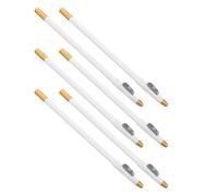 MAGICLULU Matita per Sopracciglia Sottile in Legno con Temperino Integrato Matita Eyeliner Multifunzionale da 6 Pezzi per Definizione Precisa di Sopracciglia Occhi e Barba per Trucco