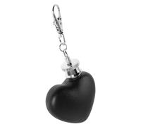 MAGICLULU Mini Heart Hip Flask in Acciaio Inossidabile con Portachiavi Bottiglia Porta Liquore Tascabile Forma di Cuore per Campeggio e Attività Outdoor