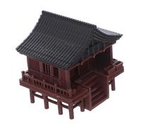 MAGICLULU Miniature Padiglione Giapponese Vintage in Miniatura Decorazione Micro Paesaggio per e Casa Scultura Dettagliata per Scrivania e Libreria