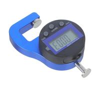 MAGICLULU Misuratore di Spessore Digitale con Precisione 0,01mm in Ferro Colore Blu per Controllo Produzione e Manutenzione su Plastica e Pelle