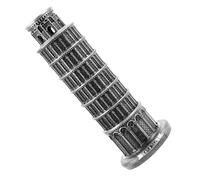 MAGICLULU Modellino Torre Pendente Pisa in Metallo Miniatura Scultura Souvenir per Decorazione Casa e Ufficio Riproduzione Dettagliata del Storico