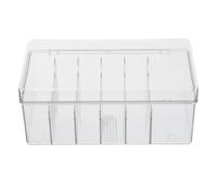 MAGICLULU Organizer Acrilico Porta Ciglia con Coperchio Trasparente, Scatola Piccola per Ciglia Finte, Custodia Anti Polvere per Trucco e Viaggi, Contenitore Compatto per Accessori Beauty