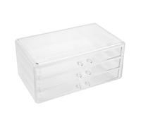 MAGICLULU Organizer Cosmetici a Cassetti in Acrilico, Tre Livelli, Liscio | Ufficio e Gioielli, Facile da Pulire, Cassetti Scorrevoli, Oggetti Visibili e Facili da Prendere