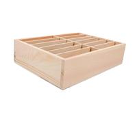 MAGICLULU Organizer da Scrivania in Legno con Scomparti per Cellulari e Piccoli Oggetti Porta Cellulare Desktop Multifunzione per Ufficio Casa e Aula Scatola Portaoggetti Compatta ed