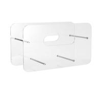 MAGICLULU Organizer per Piatti in Acrilico per Piatti di Carta Rotondi e Quadrati da 7 a 12 Pollici, Portapiatti Salvaspazio Design Raffinato, Facile Accesso per Ogni Occasione