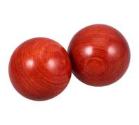 MAGICLULU Palline da Massaggio Alleviano la Fatica Muscolare Design Ergonomico 2pezzi in Legno per Esercizi Manuali per Attività All'aperto e Viaggi di Lavoro