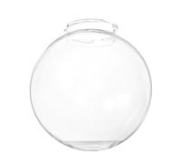 MAGICLULU Paralume a Globo in Plastica Trasparente 20 Cm, Copertura Lampada da Esterno per Giardino, Accessorio di Sostituzione per Lampada da Palo, Ornamento Luminoso per Casa e Patio