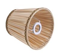 MAGICLULU Paralume Vintage in Tessuto Giallo Retro per Lampade da Tavolo e Soffitto Protezione Luce Calda e Morbida Adatto per Soggiorno e Camera da Letto Design Elegante e Resistente