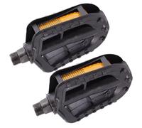 MAGICLULU Pedali per Bicicletta per in Gomma Antiscivolo Coppia di Pedali di Sicurezza Neri per Mountain Bike e Bici da Strada Sostituzione Resistente per Pedalata Confortevole