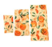 MAGICLULU Pellicola Alimentare in Cera D'api Riutilizzabile Ecologica, Panno Naturale per Conservazione Alimenti Freschi Fino a 7 Giorni, Set da 3 Fogli per Uso Domestico Sostenibile