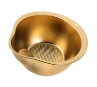 MAGICLULU per Il Lavaggio di Frutta E Verdura Scolapasta Colino a Maglie in Acciaio Inox