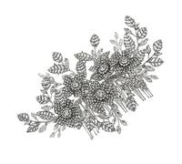 MAGICLULU Pettine per a disco a foglia cava in con pettine a diamante pieno accessori per con strass pettine per di cristallo hair charms hair jewelry tiara