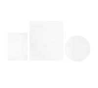 MAGICLULU Piastra in Gel per Stampa Artistica 3 Pezzi Trasparente Riutilizzabile A4 A5 Rotonda Lastre Flessibili Antiaderenti per Tecniche Miste Scrapbooking e Progetti Creativi per