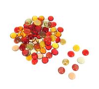 MAGICLULU Pietre Piatti Colorati Miscele Ciottoli Decorativi per Acquari Fiori e Riempitivi per Vasi Sassi per Pesciere e Artigianato