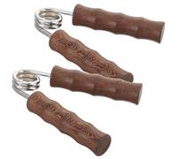 MAGICLULU Pinza per Fitness in Legno per Esercizi Dita e Polsi, Rinforzatore Presa per Mani e Avambracci, Attrezzo per Allenamento Forza Resistente per Adulti, per Sport e Colore Casuale