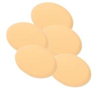MAGICLULU Piumino Cipria Morbido Ovale 5 Pezzi per Trucco Viso Multiuso Asciutto e Bagnato Accessorio Cosmetico Delicato per Pelle Fragile e Applicazione Cipria Sciolta