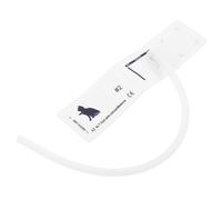 MAGICLULU Polsino Veterinario per Pressione Sanguigna in Materiale Tpu Composito e Tessuto Non Tessuto, Bracciale per Animali Domestici Misura 2, 1 Pezzo, Accessori per Misurazione