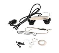 MAGICLULU Ponte Trasduttore Piezo per Violino con Pickup Microfono Contatto Manopola Controllo Volume Connettore Spina Rotonda Resistente e Facile da Usare Accessorio Durevole per Strumenti