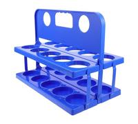 MAGICLULU Porta Borracce Pieghevole Portatile in Pp con 10 Scomparti e Base Stabile per Escursioni e Uscite in Famiglia, capacità Grande e Design Compatto