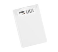 MAGICLULU Portablocchi A4 in Plastica con Calcolatrice e Clip Robusta, Bordi Lisci per Ufficio e Scuola, Cartelletta Multifunzione per Scrittura e Organizzazione Documenti