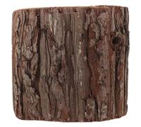 MAGICLULU Portacandele in Legno a Forma di Ceppo Rustico, Decorazione Realistica Dipinta a Mano, Facile da Trasportare, Come Centrotavola per Ambienti Rustici e Decorazioni Casa