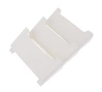 MAGICLULU Portadocumenti Adesivo da Parete in Plastica Bianca, Organizer da Parete per Ufficio e Casa, Porta Posta e Cataloghi A5 Salvaspazio, Supporto per File, Riviste e Lettere