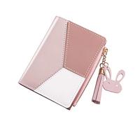 MAGICLULU Portafoglio Donna Corto in Pelle Pu Zip, Design alla Moda Frange, Compatto e Funzionale per Portare Denaro e Carte, come Regalo di Compleanno Rosa
