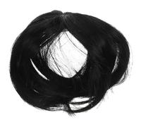 MAGICLULU Posticcio Chioma Donna Clip Leggero in Chimica per Aumentare Volume Touch Trendy, per Lavoro e Feste, Colore Nero Invisibile e Facile da Indossare