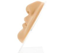 MAGICLULU Pratica Piercing Naso in Silicone con Supporto Viso Finto per Esercitazioni di Piercing Corpo e Viso Simulazione Professionale