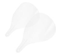 MAGICLULU Protezione Facciale Trasparente 2 Pezzi per Salone e Barbiere, Scudo Protettivo per Chioma Riutilizzabile, Copertura Completa per Taglio e Lacca Chioma, Visiera Leggera per Uso