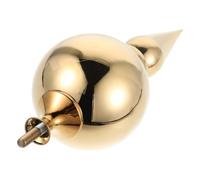 MAGICLULU Puntale a Sfera per Asta Bandiera in Acciaio Inossidabile Resistente alle Intemperie, Ornamento da Pavimento per Asta Portabandiera, Cima Decorativa per Bandiere Nazionali