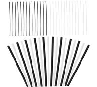 MAGICLULU Punti Laterali per Tastiera Chitarra 50 Pezzi 1,5mm Nero e Bianco Resistenti Accessori per Strumenti Musicali Marcatore Posizione Tastiera per Chitarra e Basso Kit