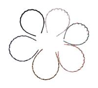 MAGICLULU Pz ondulata dentata hair charms per pettine a dente di squalo pettine per a denti larghi cerchietti bambina copricapo in stile semplice trucco